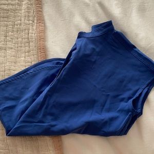 Rafaela scrub top in denim color